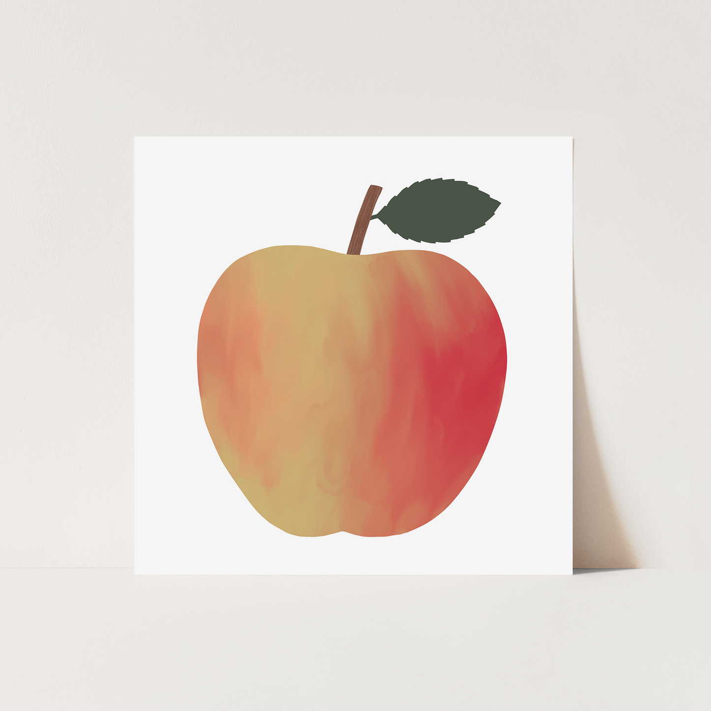 Kid of the Village Apple Art Print
