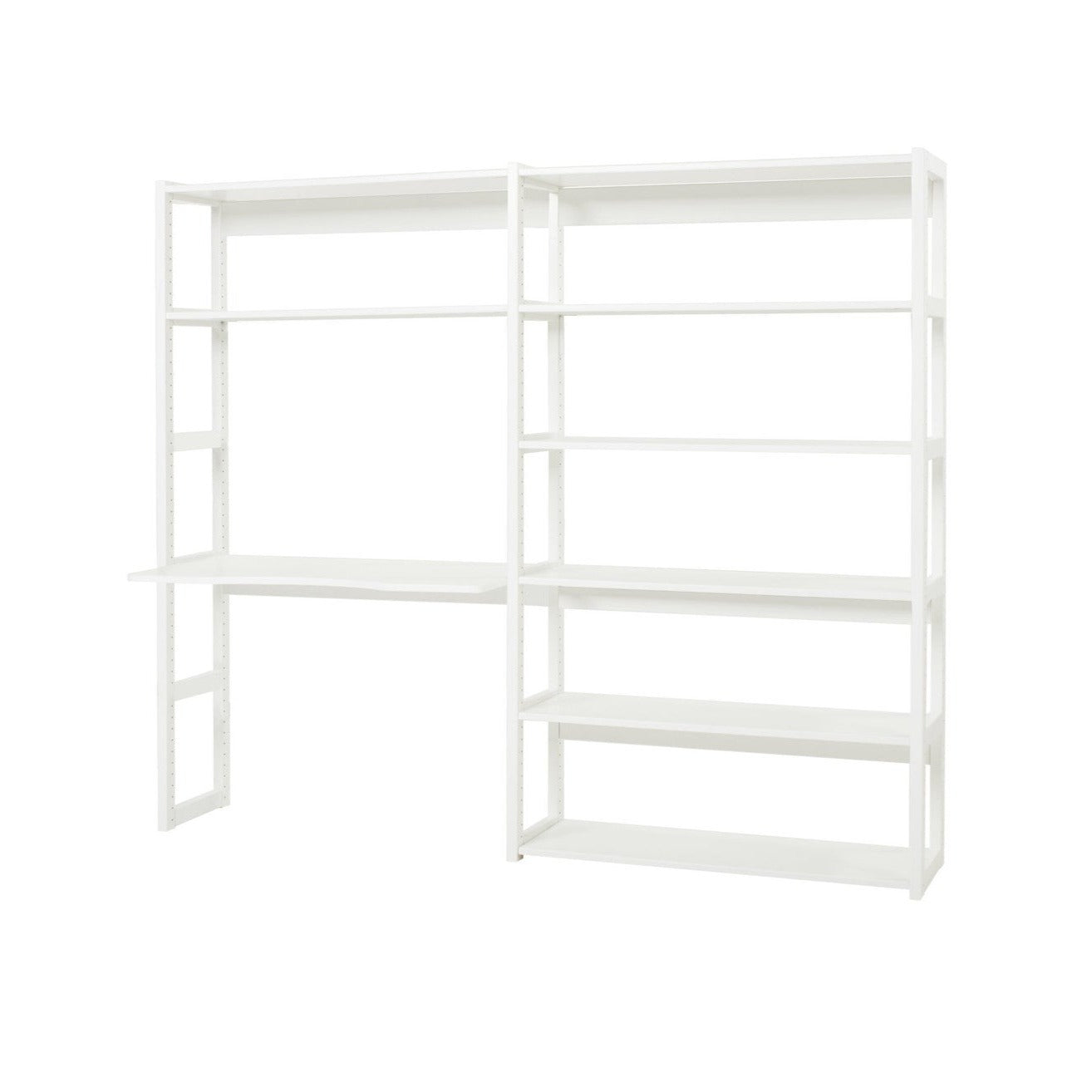 Hoppekids 'Storey' Shelving Unit - 8 Shelves & Desk (2 Shelf Sizes Available)