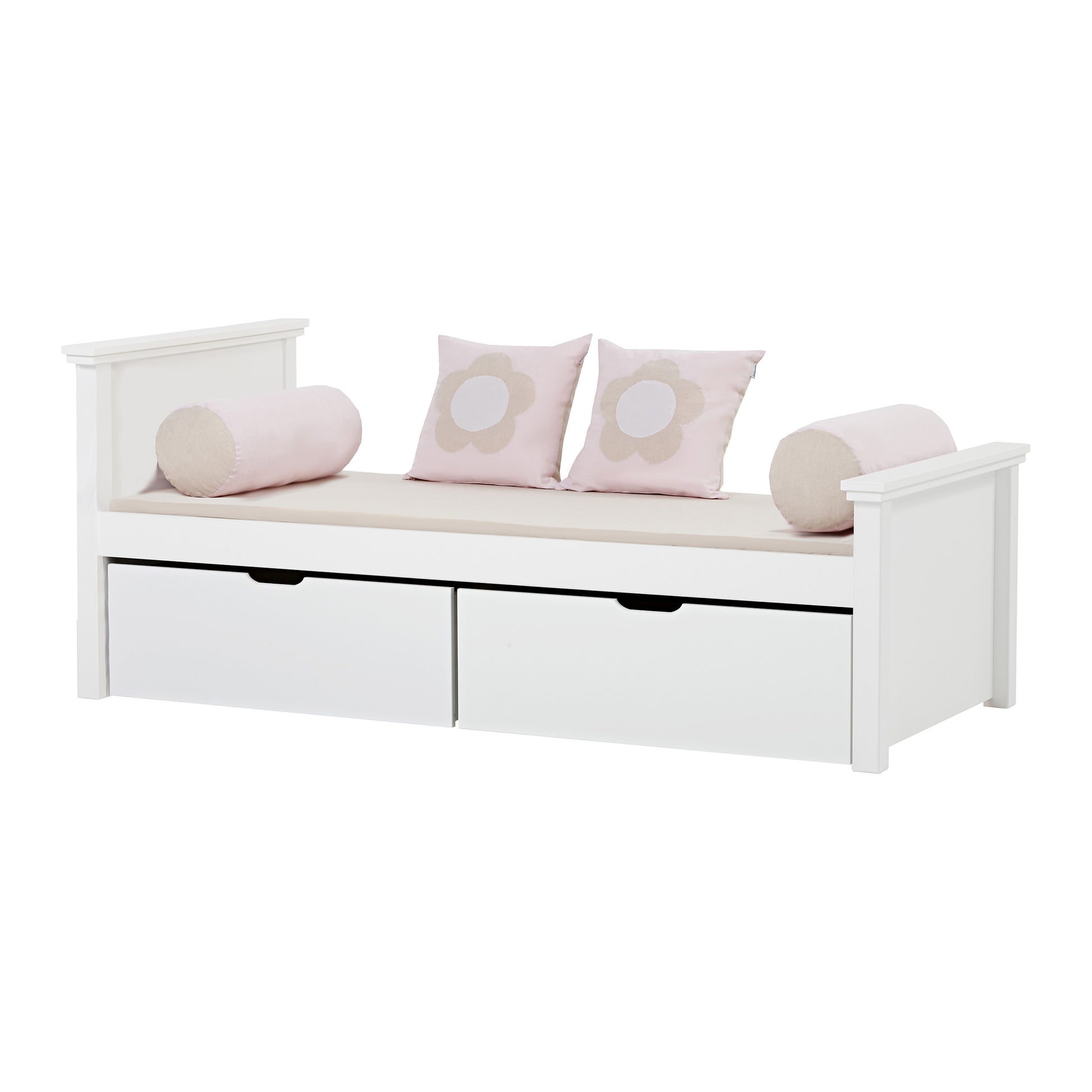 Hoppekids Maja Deluxe Sofa Bed - 90 x 200 cm - White