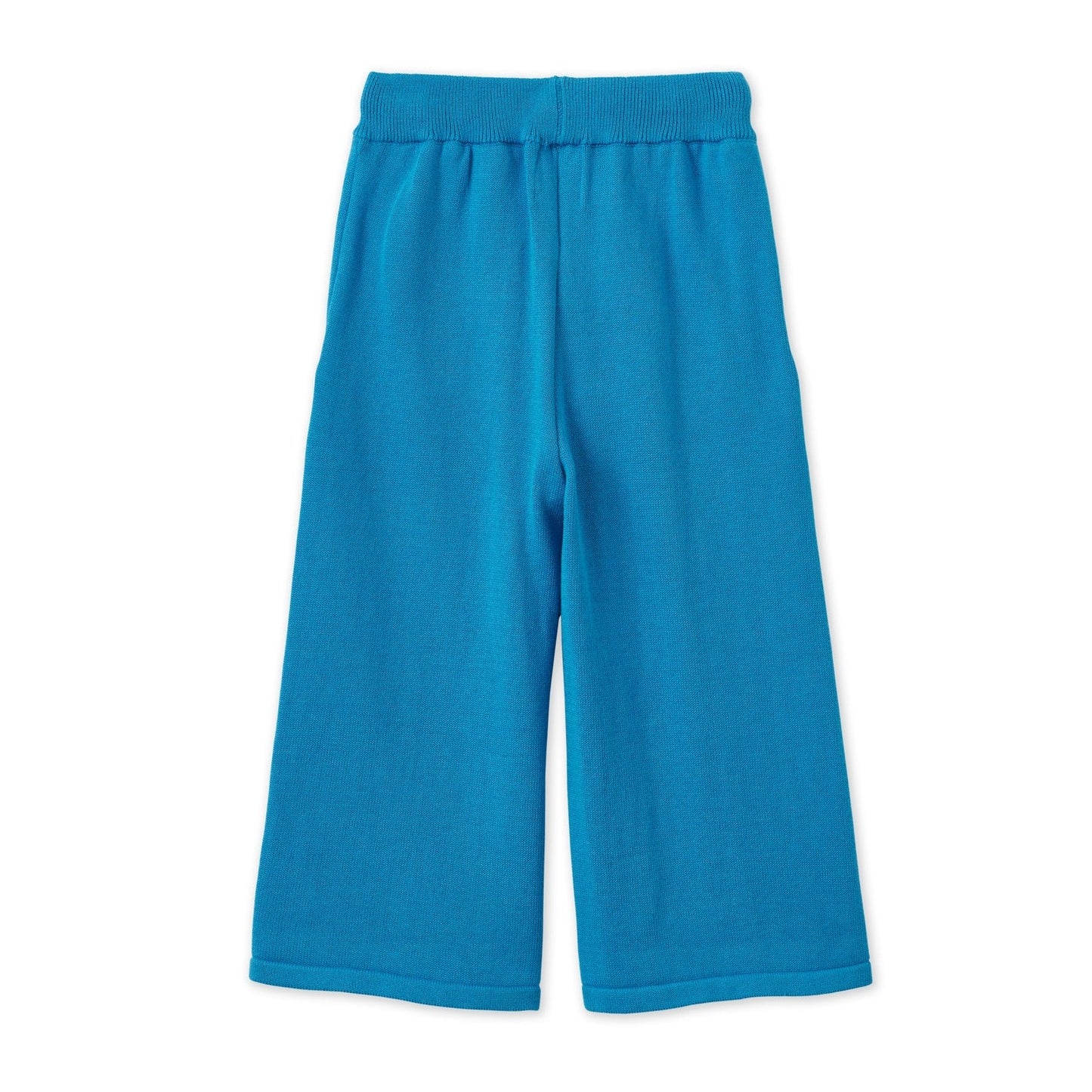 Organic Cotton Knit Wide Leg Trousers by Vild House of Little (2 Colours Available)