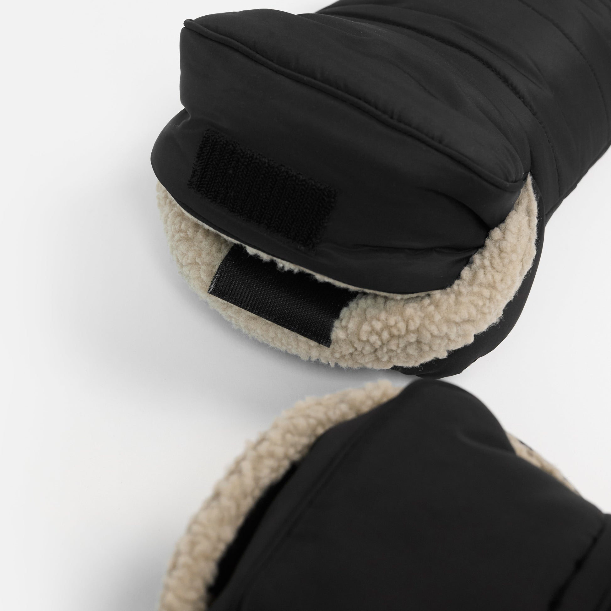 Finnson ASTRID Eco Universal Stroller Mittens - Black