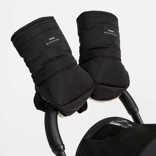 Finnson ASTRID Eco Universal Stroller Mittens - Black