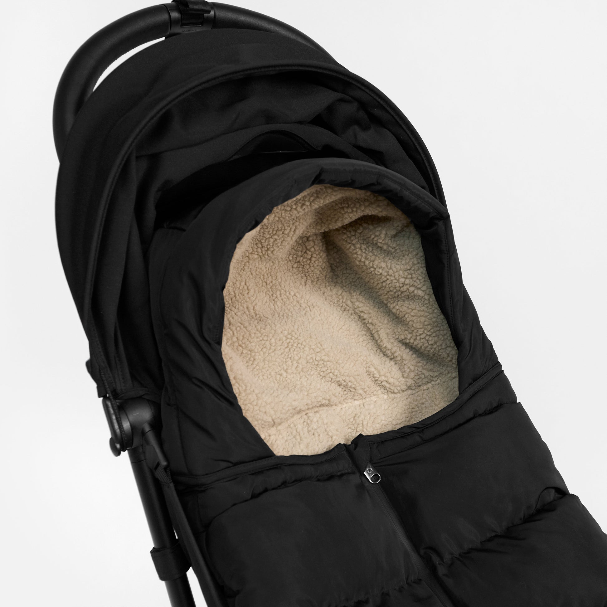Finnson ALMA Eco Universal Quilted Footmuff - Black