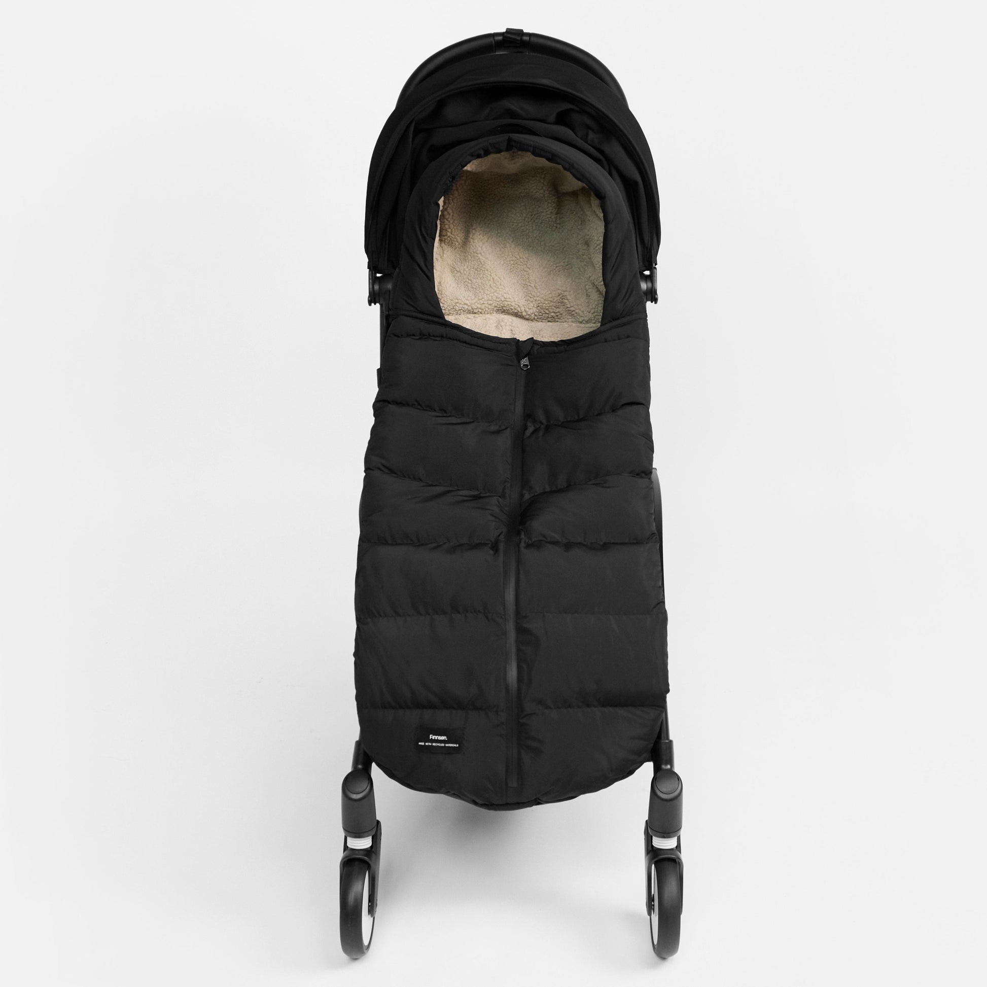 Finnson ALMA Eco Universal Quilted Footmuff - Black