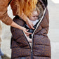Finnsøn ALMA Eco Universal quilted footmuff - Chocolate Leopard