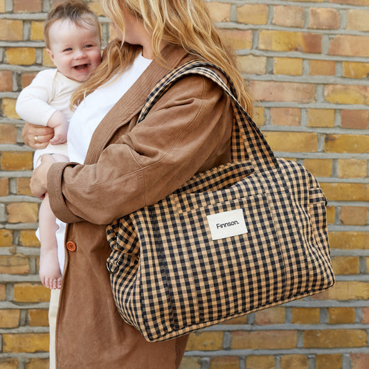 Finnsøn SANNA Changing Bag - Gingham Check
