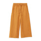 Organic Cotton Knit Wide Leg Trousers in Ochre by Vild House of Little