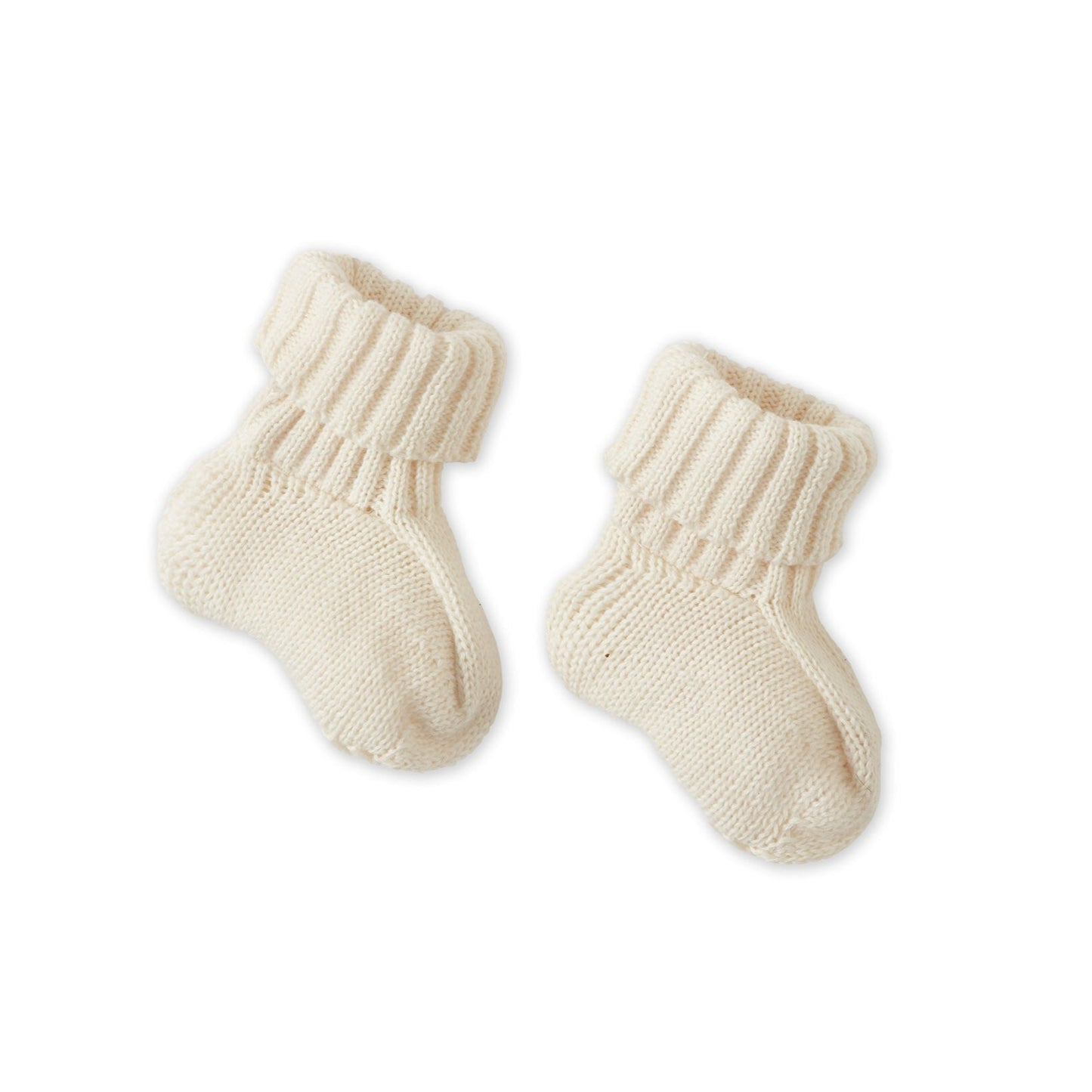 Organic Cotton Nordic Knit Baby Booties by Vild House of Little (2 Colours Available)