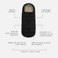 Finnsøn ALMA Eco Universal quilted footmuff - Black