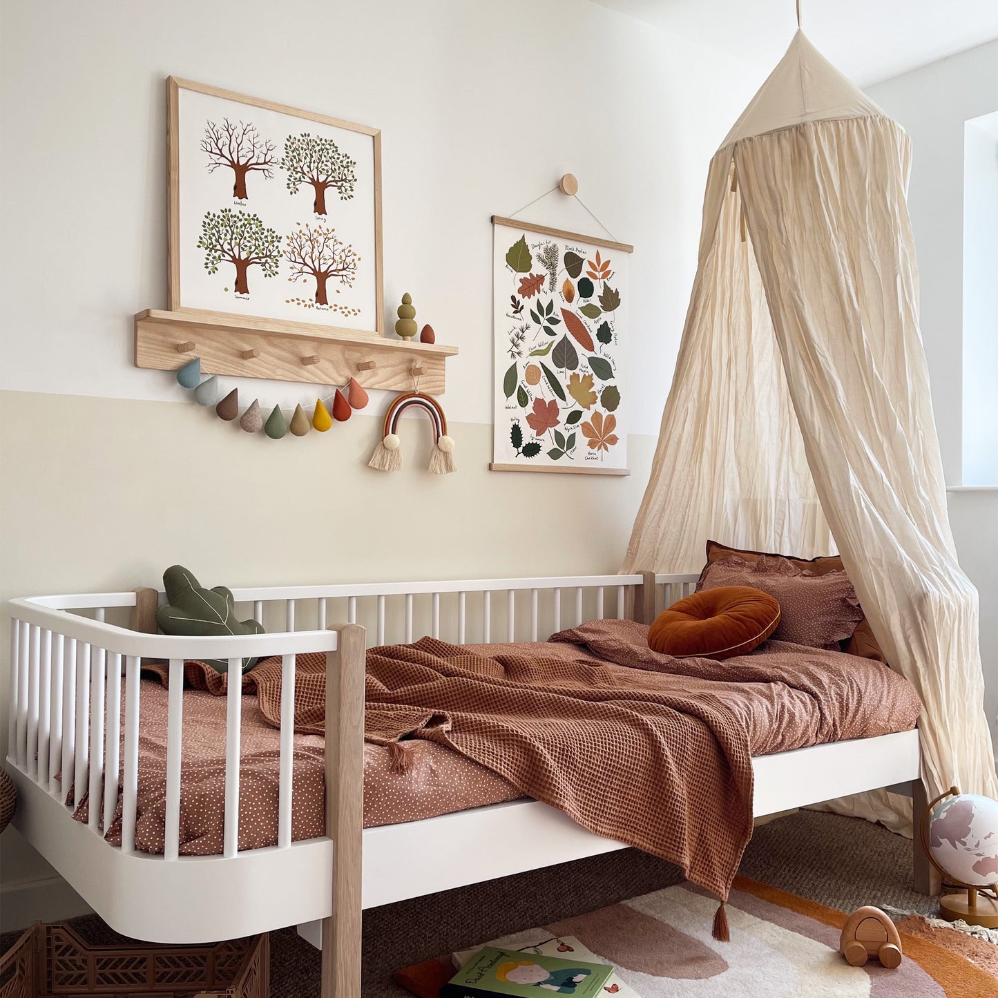 Kid of the Village Leaf Chart Art Print