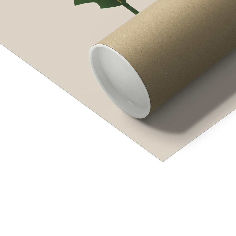 Kid of the Village Leaves Art Print - Stone