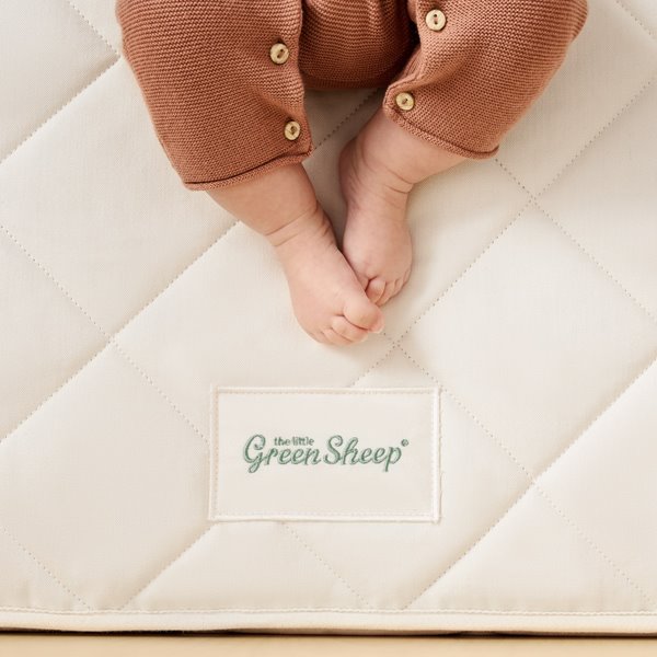 The Little Green Sheep Natural Sprung Cot Bed Mattress - 70 x 140cm