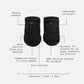 Finnsøn ASTRID Eco Universal Stroller Mittens - Black
