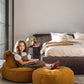 Wigiwama Bear Beanbag & Ottoman Set - Maple