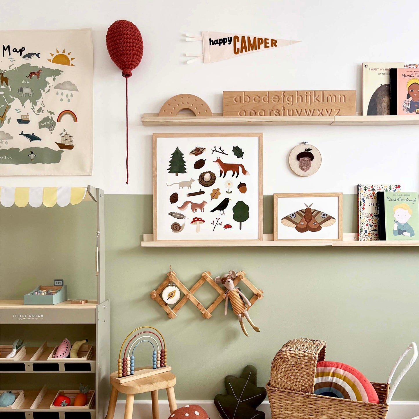 Kid of the Village Woodland Life Art Print