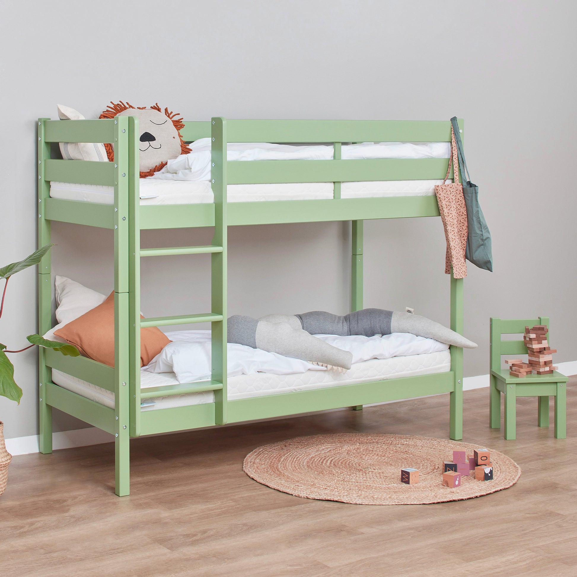 Hoppekids Eco Comfort Bunk Bed (2 Sizes & 4 Colours Available)