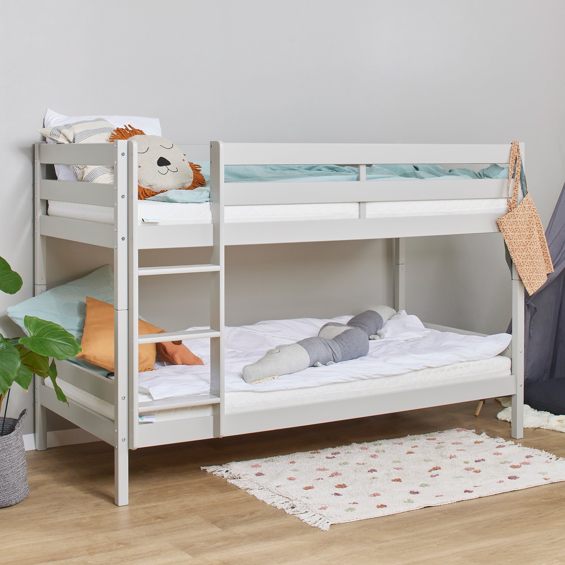 Hoppekids Eco Comfort Bunk Bed (2 Sizes & 4 Colours Available)