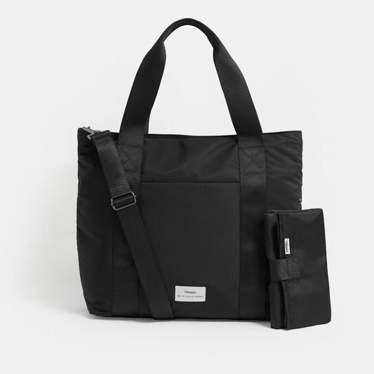 Finnsøn SELBY Eco Changing Bag With Changing Mat - Black