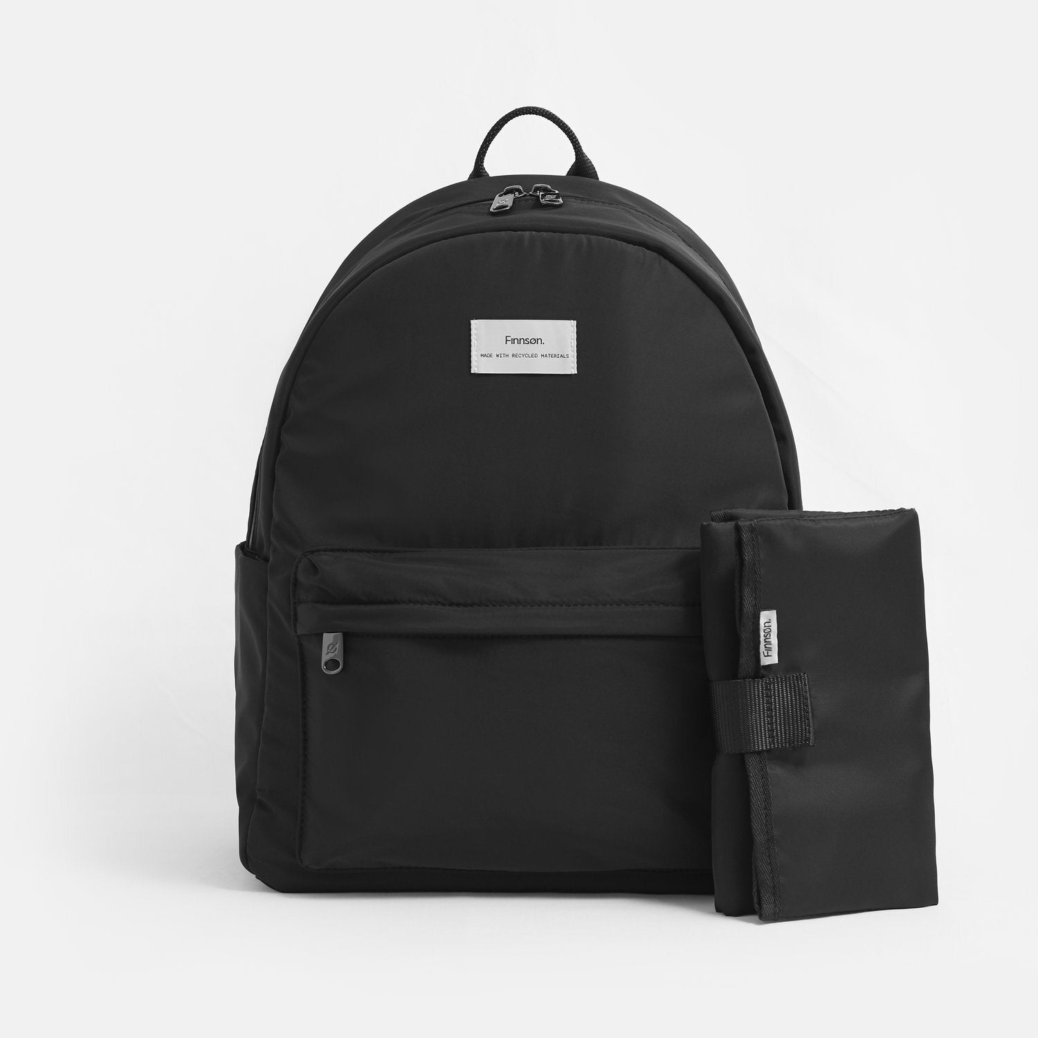 Finnsøn ANA Eco Changing Backpack With Changing Mat - Black