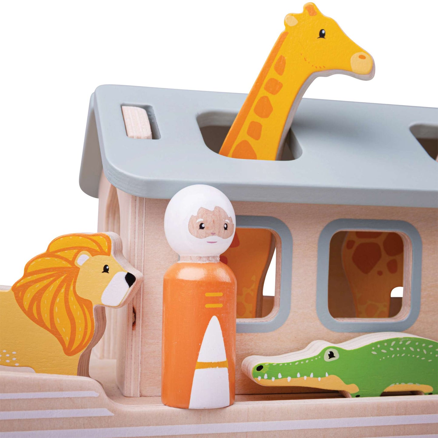 Bigjigs Wooden Noah's Ark Playset
