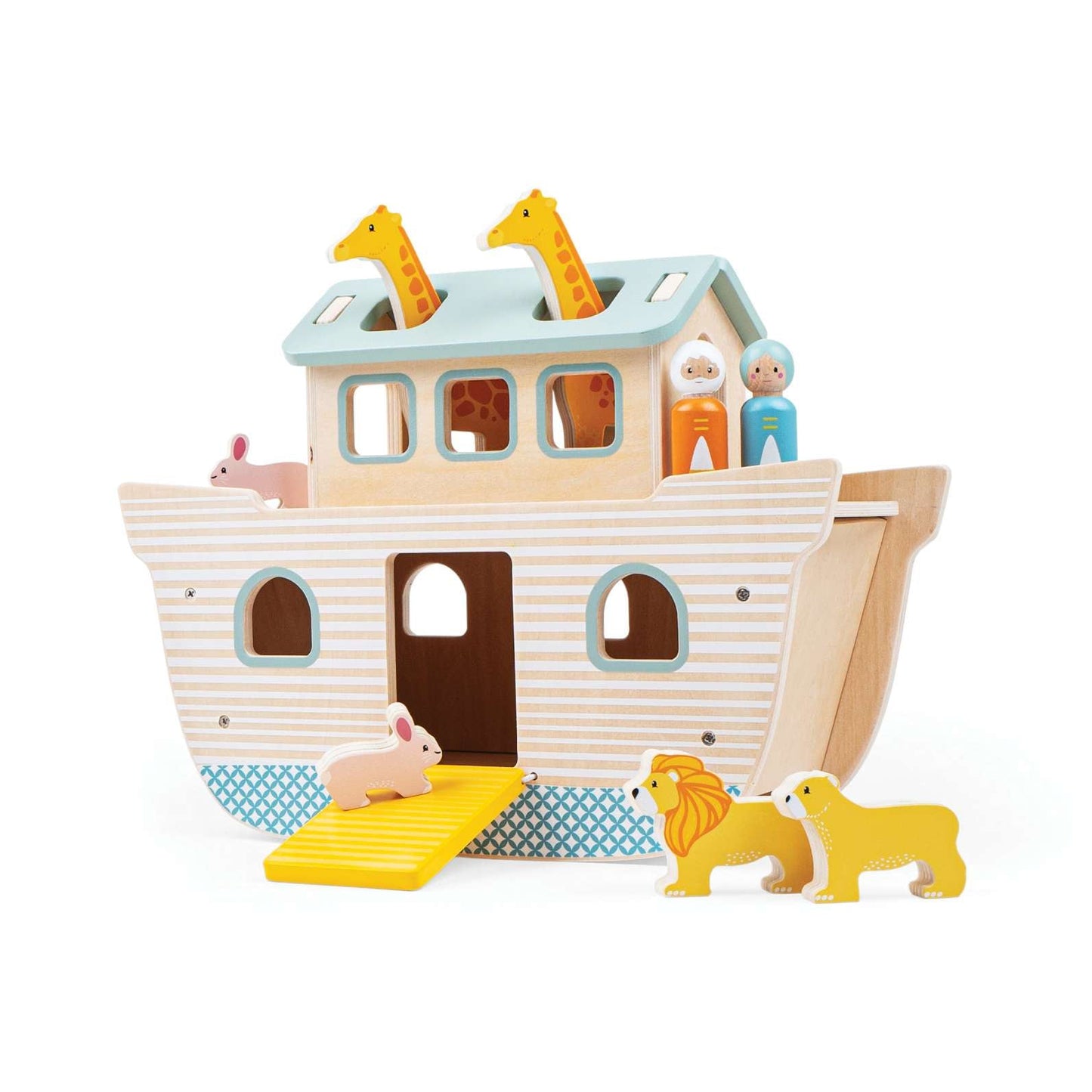 Bigjigs Wooden Noah's Ark Playset