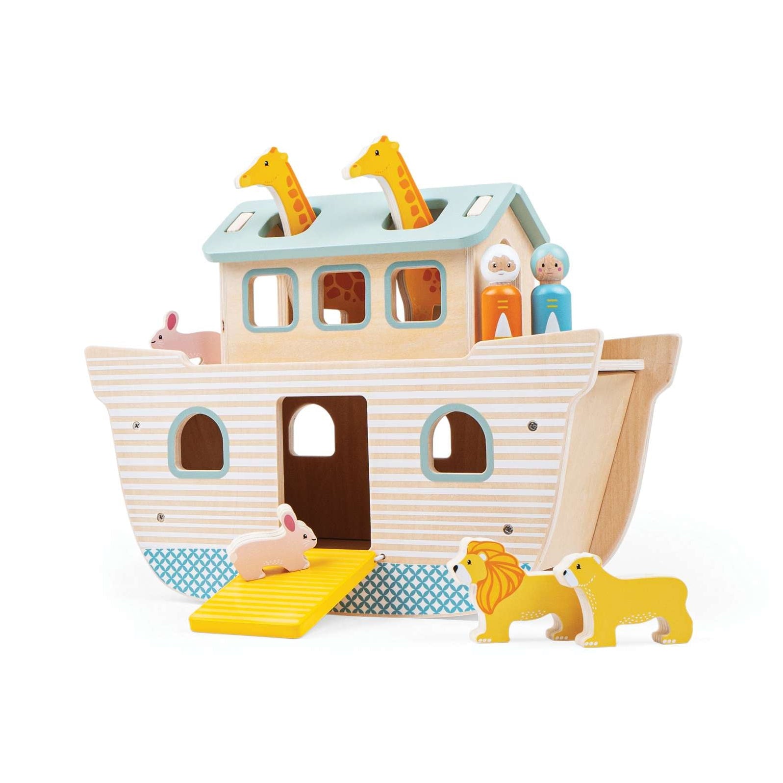 Bigjigs Wooden Noah's Ark Playset