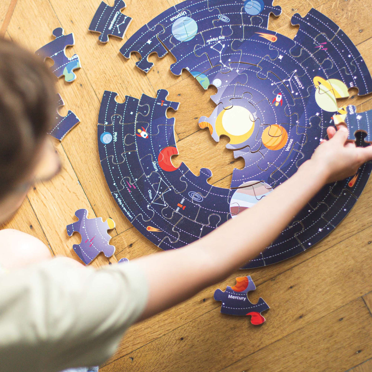 Bigjigs Space Explorer Solar System Circular Floor Puzzle
