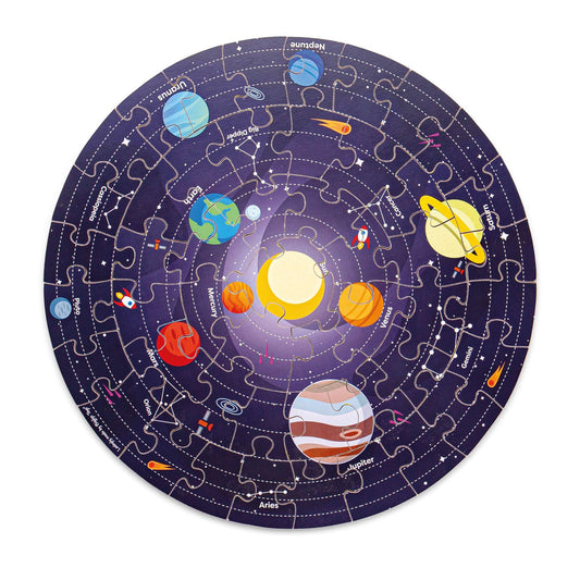 Bigjigs Space Explorer Solar System Circular Floor Puzzle