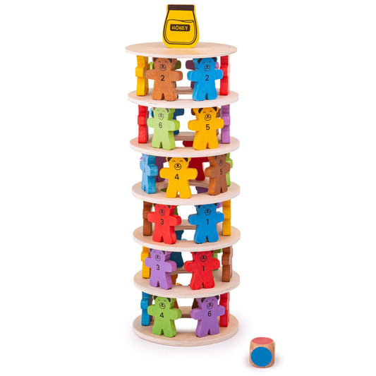 Bigjigs Wooden Tumbling Teddies Game