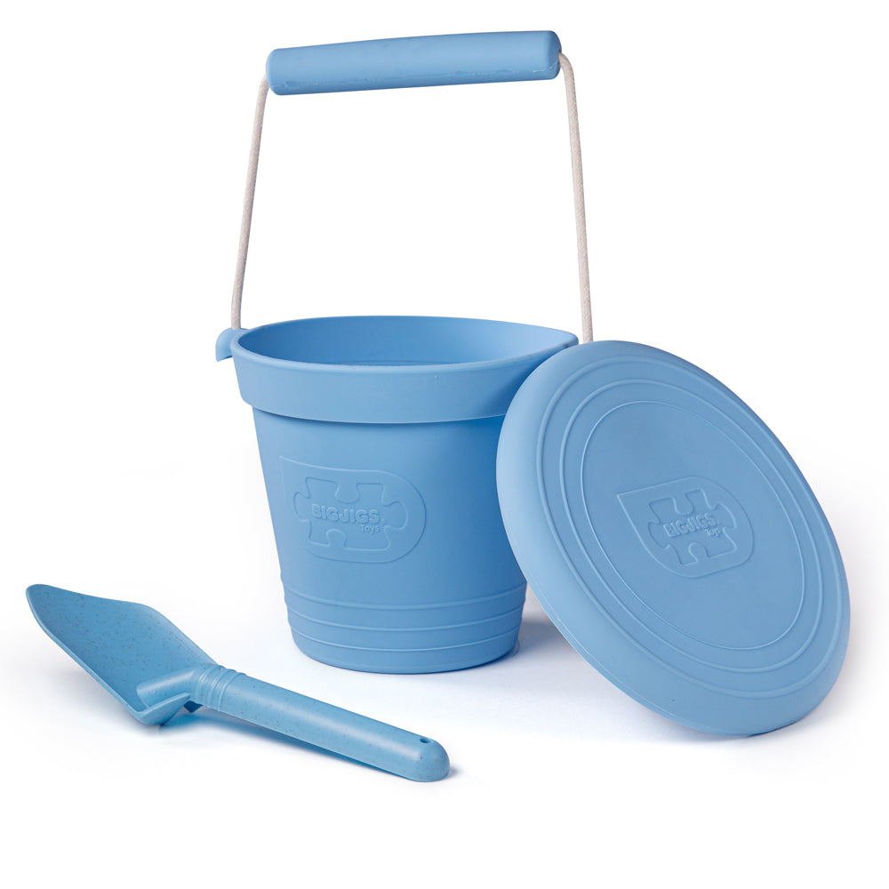 Bigjigs Silicone Beach Toys Bundle - Powder Blue