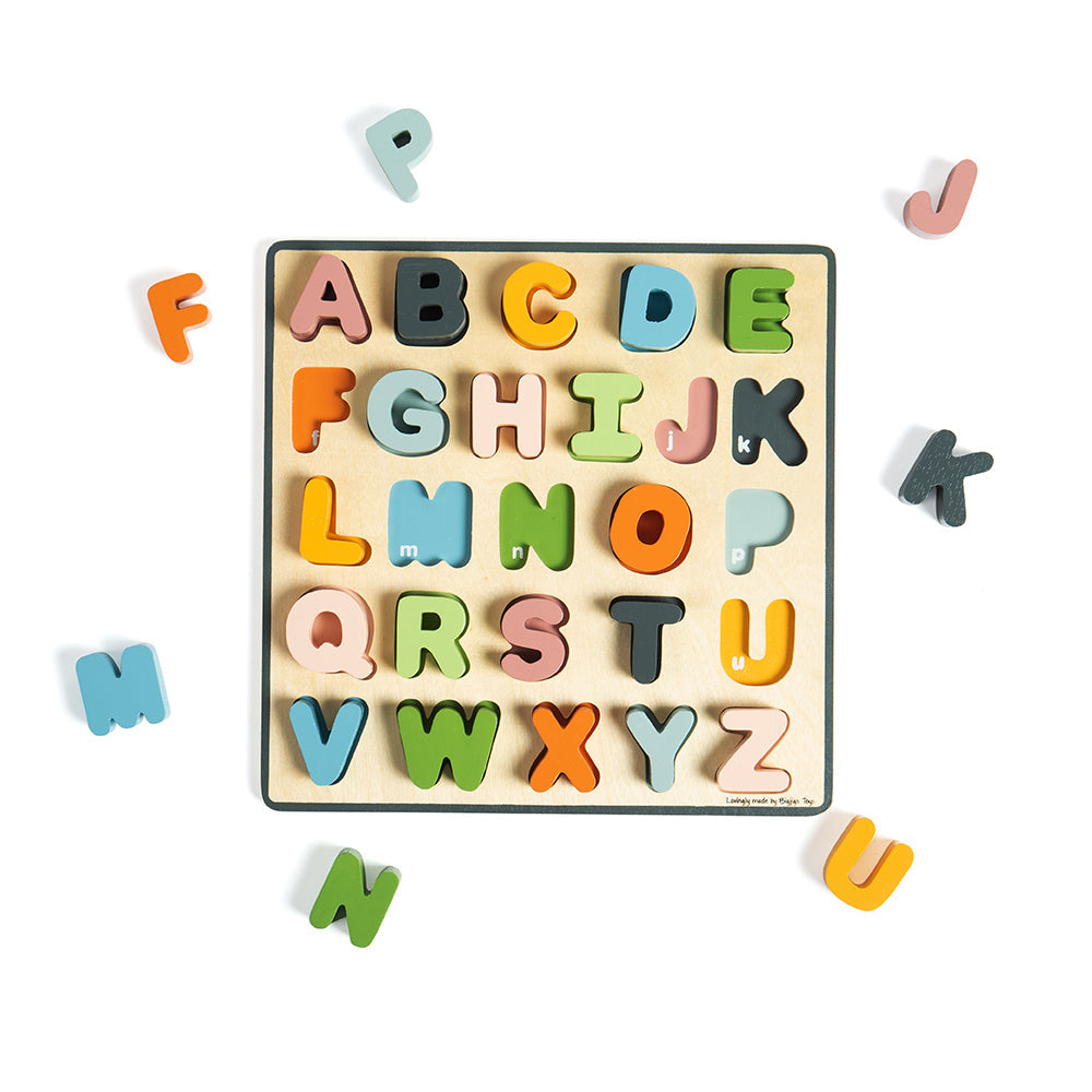 Wooden Abc Puzzle Uppercase