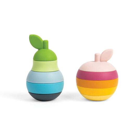 Bigjigs Silicone Stacking Apple & Pear