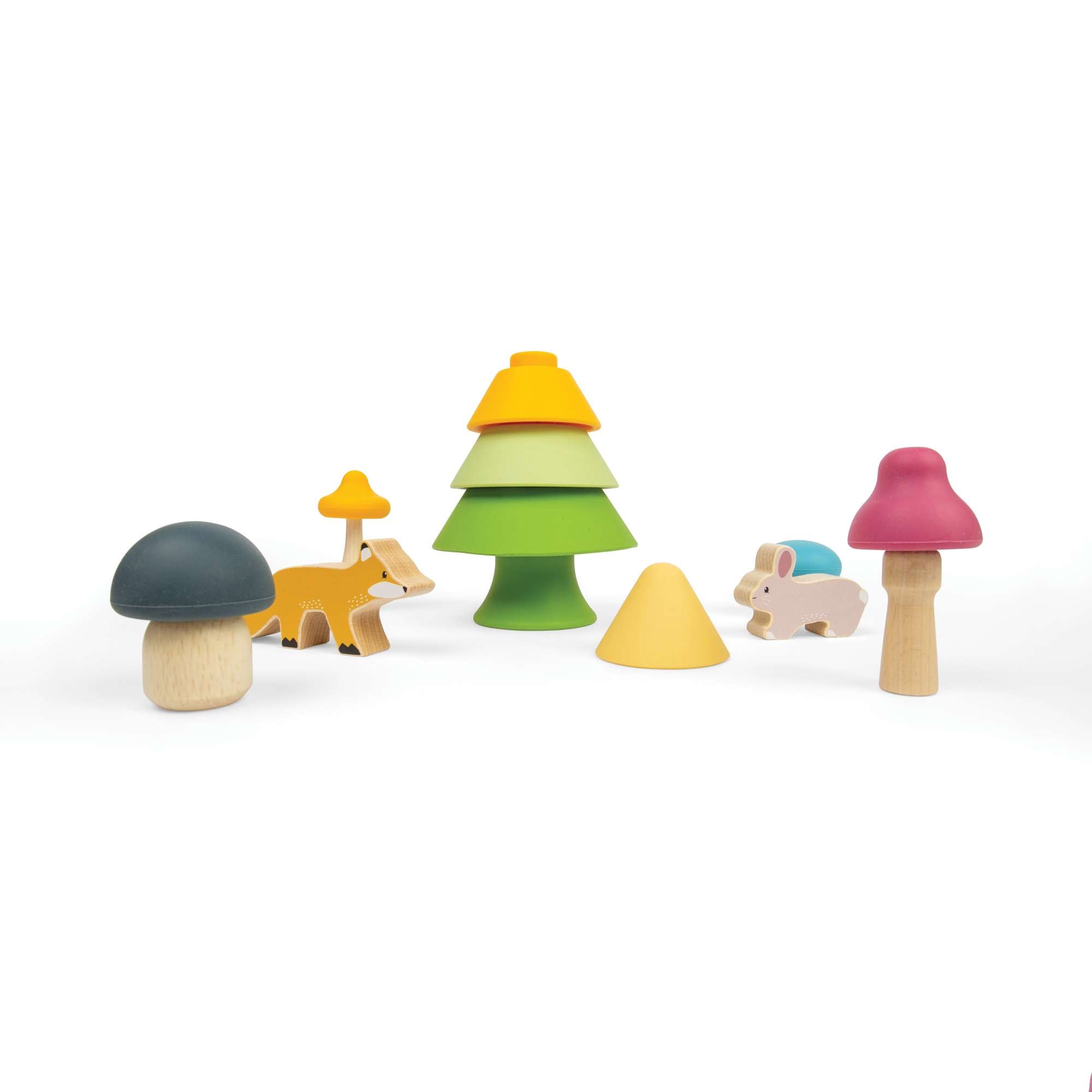 Wooden Forest Friends Playset