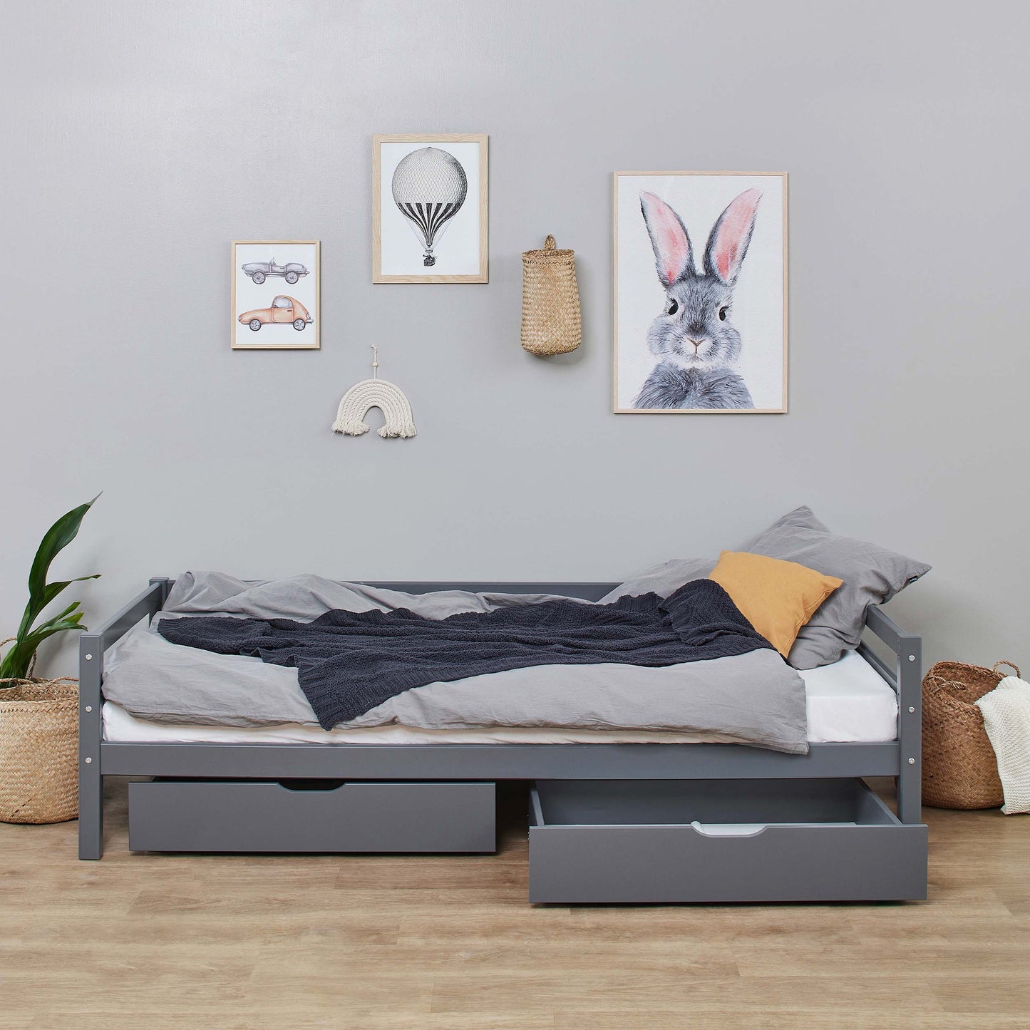 Hoppekids Eco Dream Junior Bed - 90 x 200 cm (5 Colours Available)