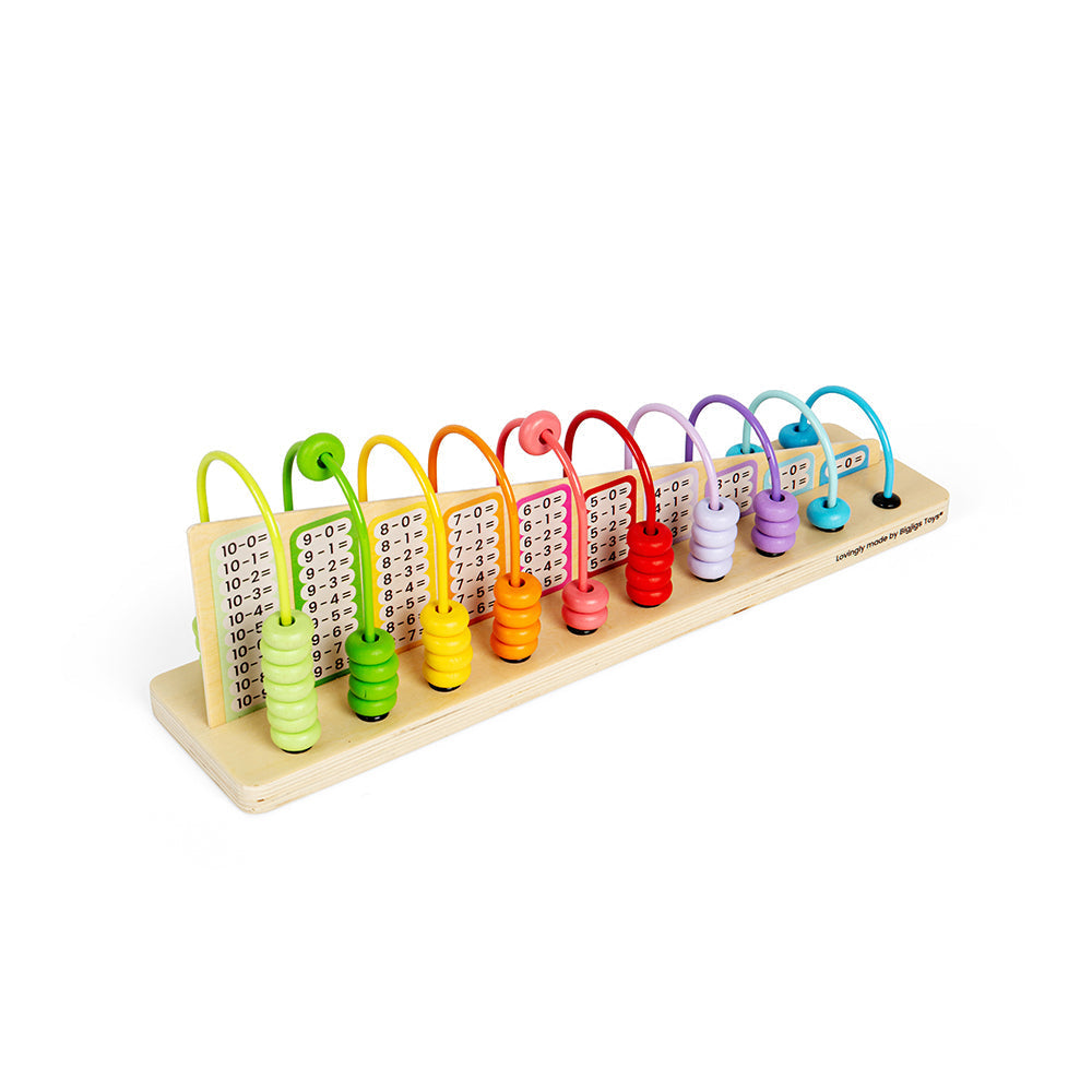 Bigjigs Wooden Rainbow Counting Abacus