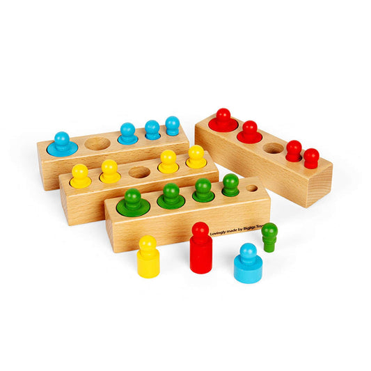 Bigjigs Wooden Peg Blocks