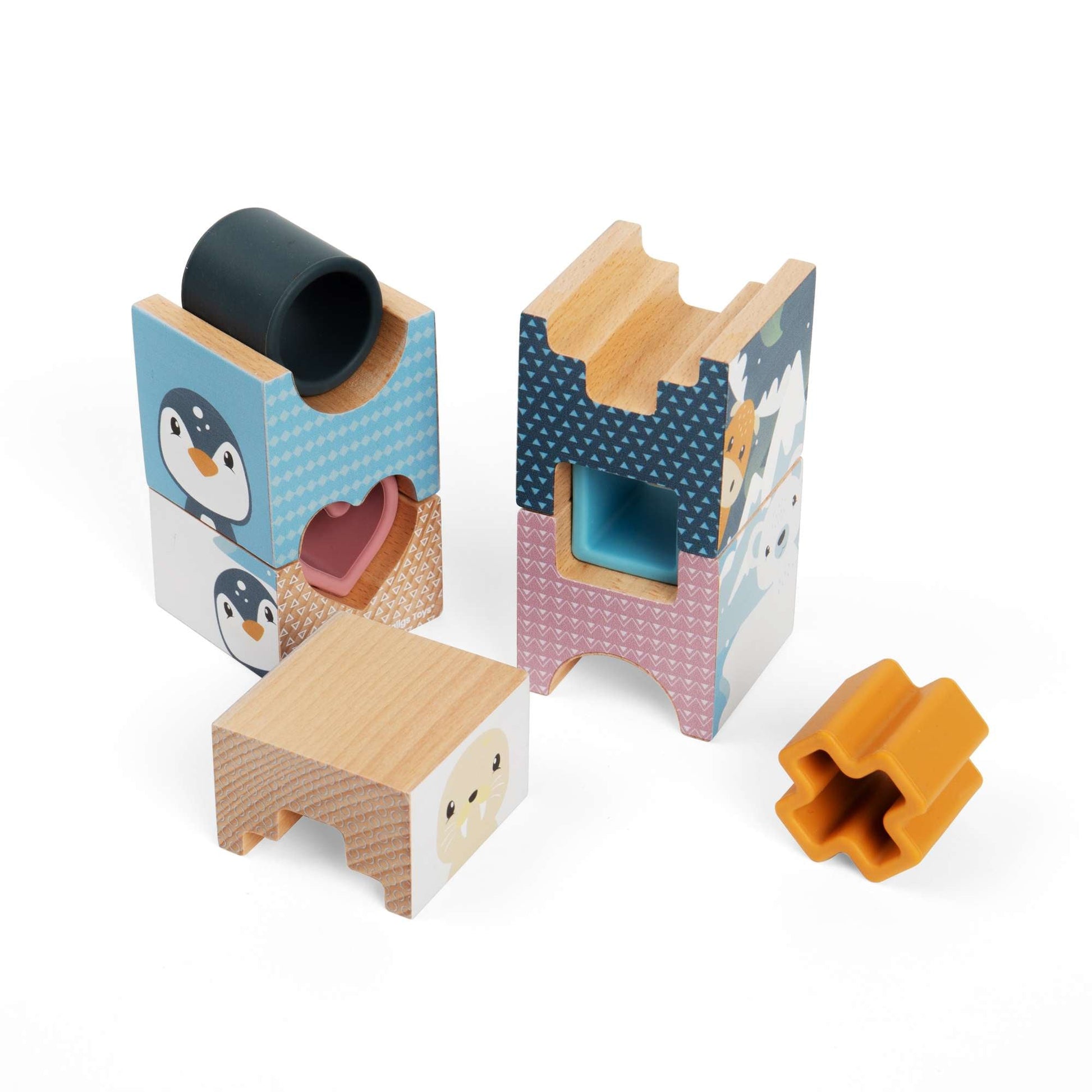 Bigjigs Wooden Arctic Tower Puzzle