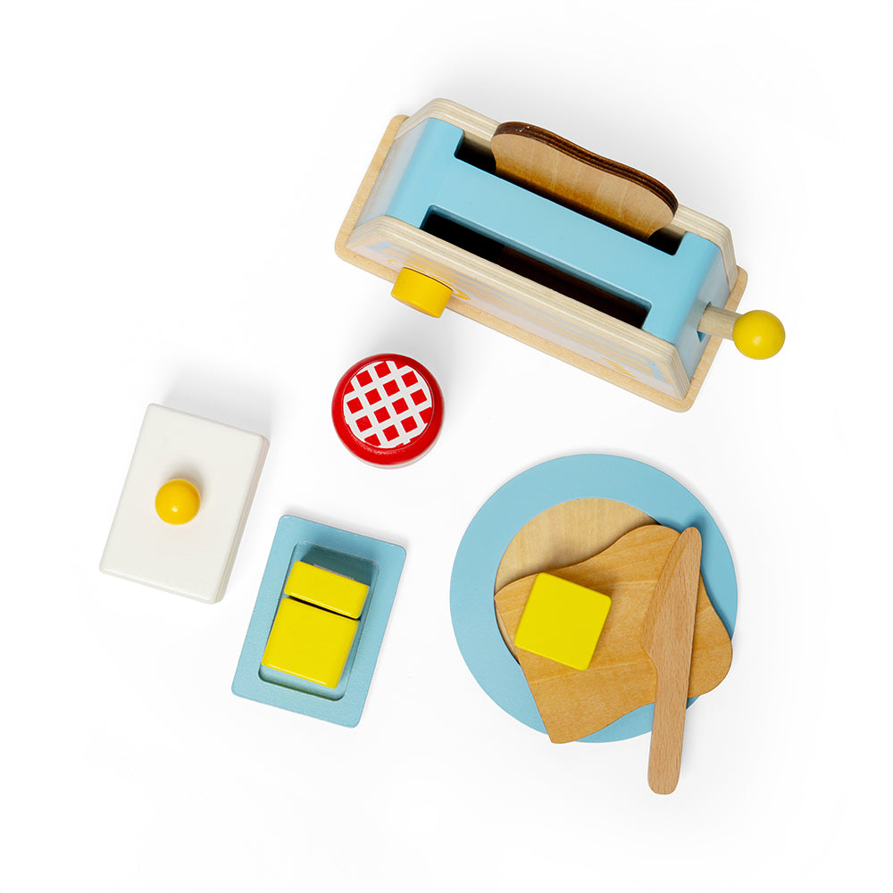 Bigjigs Wooden Toy Breakfast Set