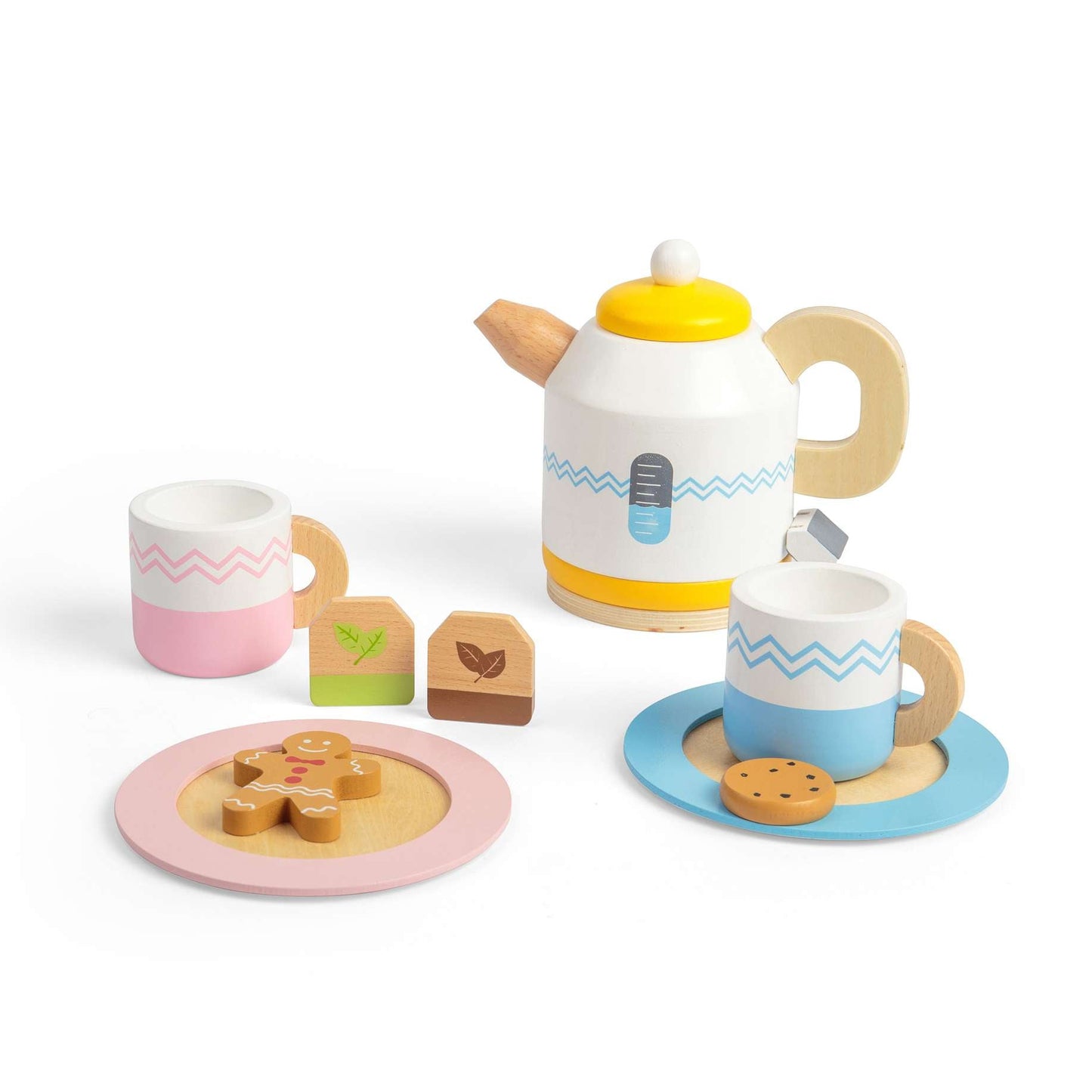 Bigjigs Wooden Toy Tea Set for Two
