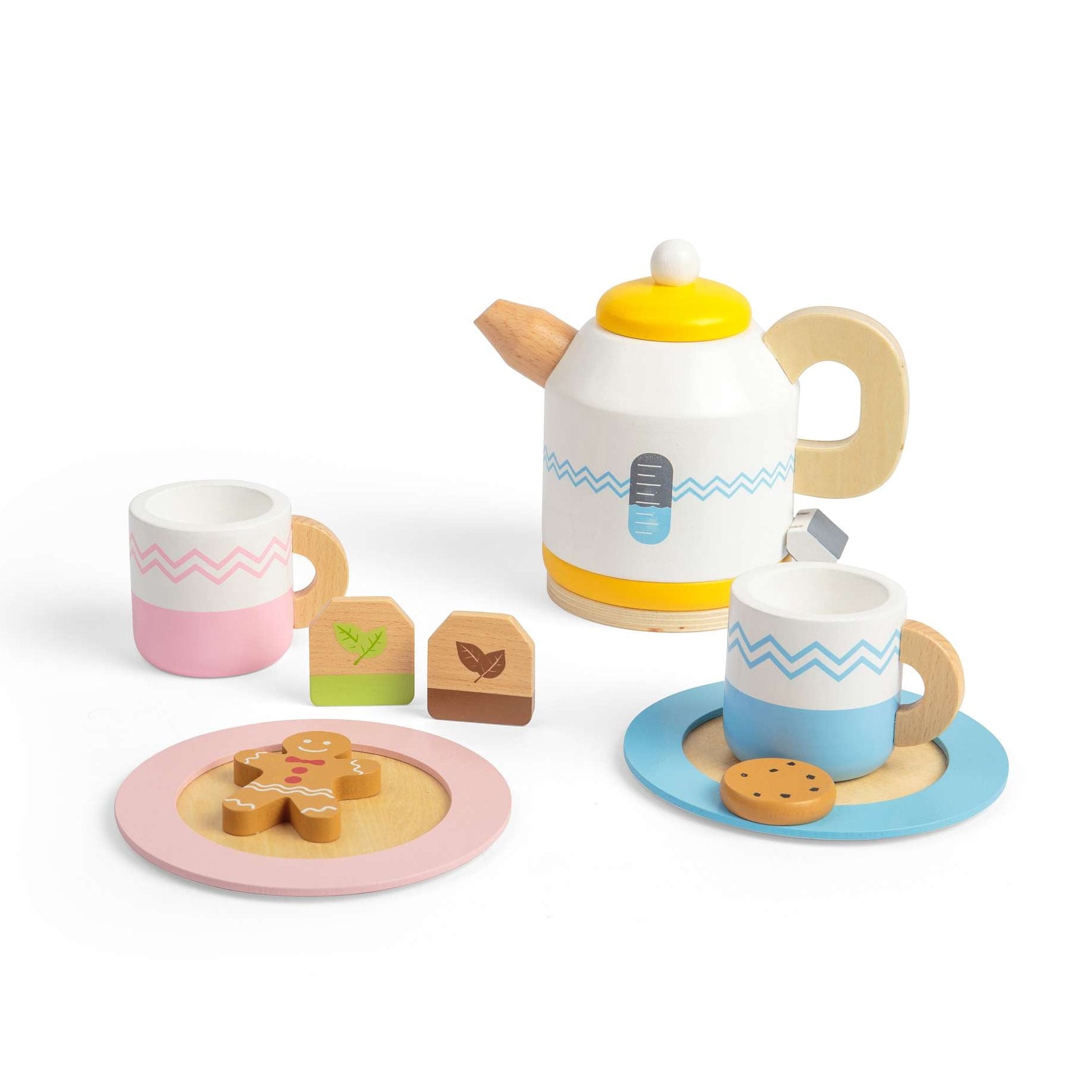 Bigjigs Wooden Toy Tea Set for Two