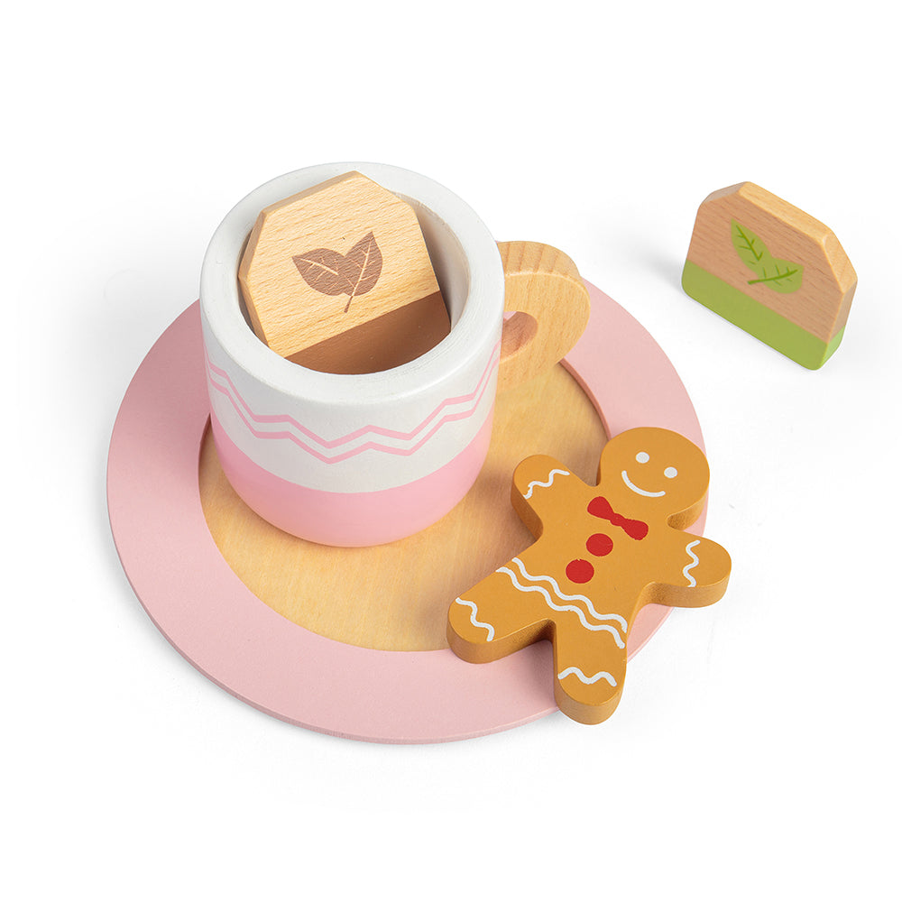 Bigjigs Wooden Toy Tea Set for Two
