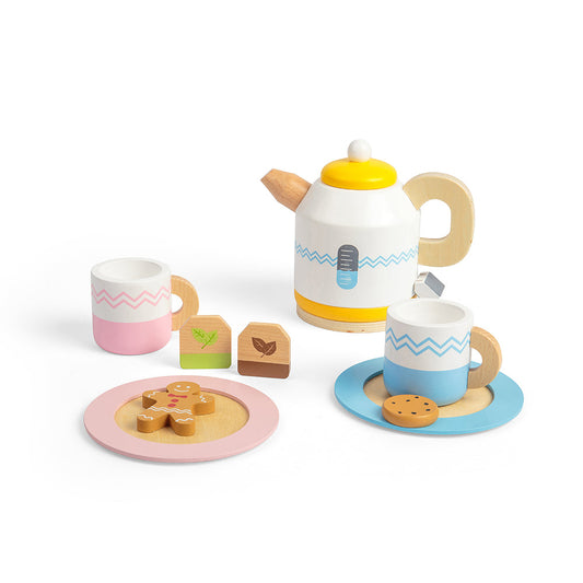 Bigjigs Wooden Toy Tea Set for Two