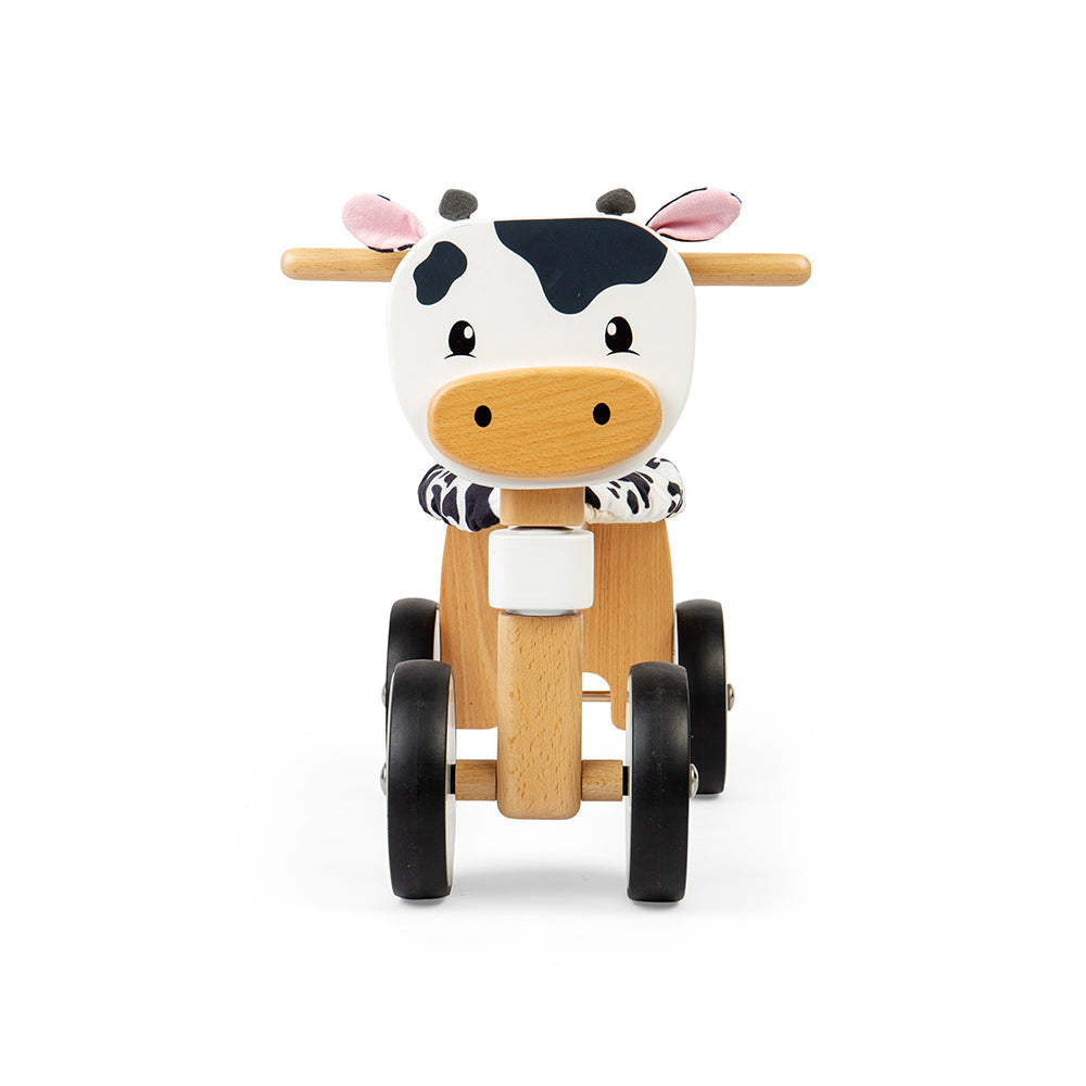 Bigjigs Wooden Ride on Cow