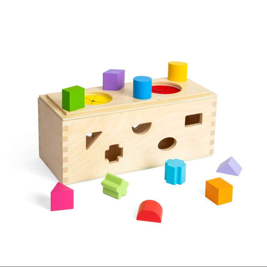 Bigjigs Wooden Mystery Box Sorting Toy