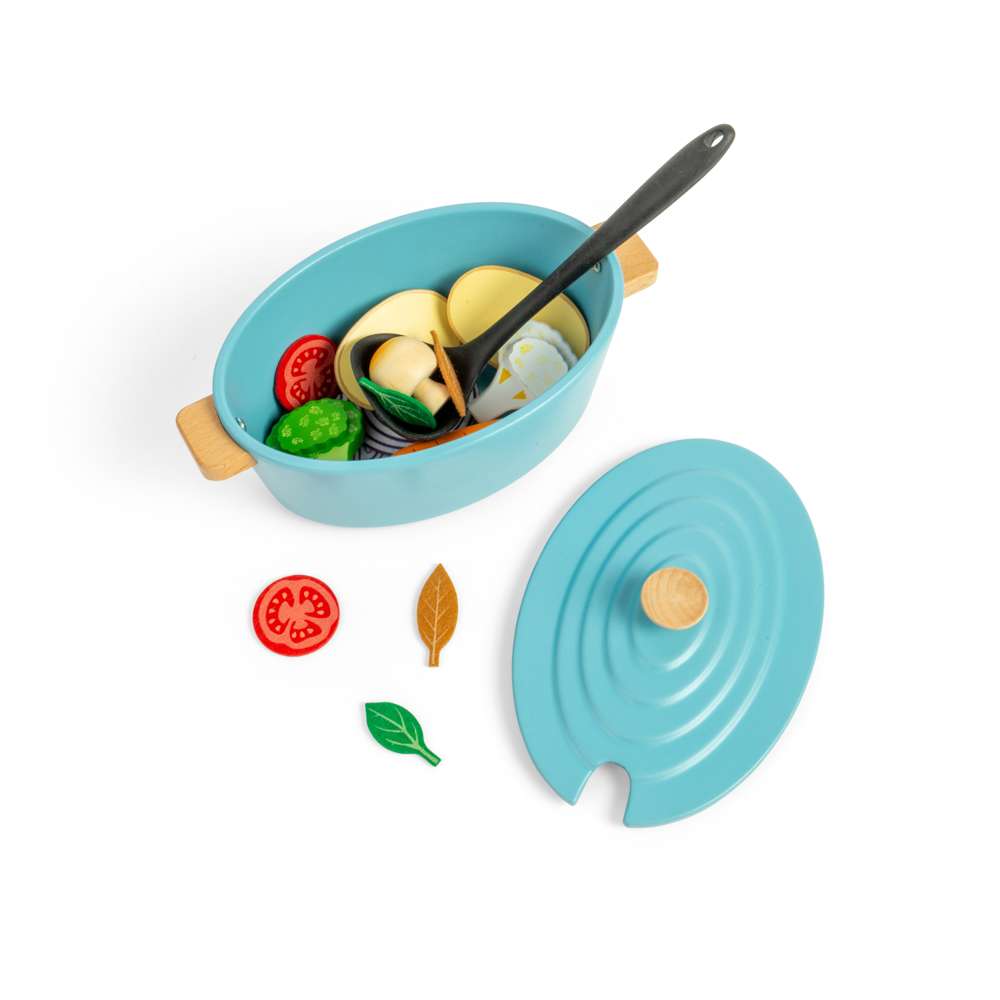 Bigjigs Wooden Casserole Dish Playset