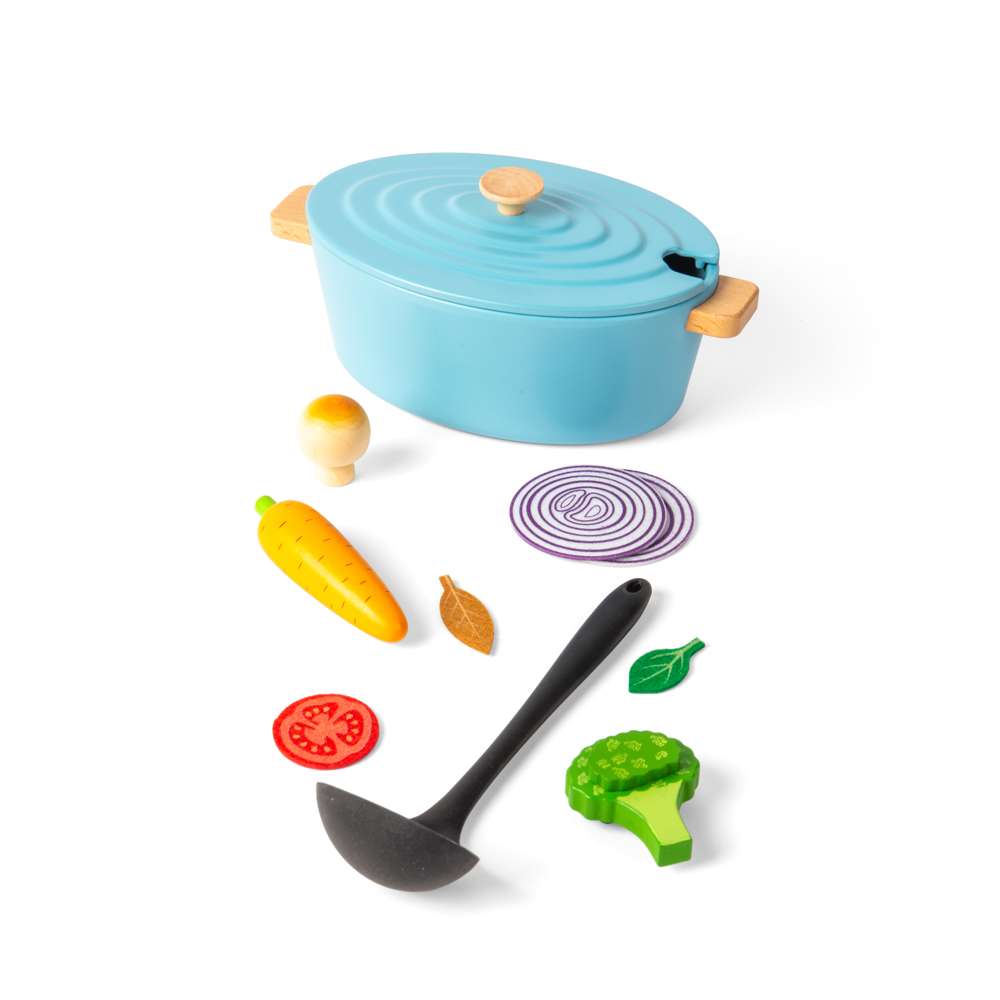 Bigjigs Wooden Casserole Dish Playset