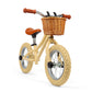 Bigjigs Balance Bike with Basket - Cream