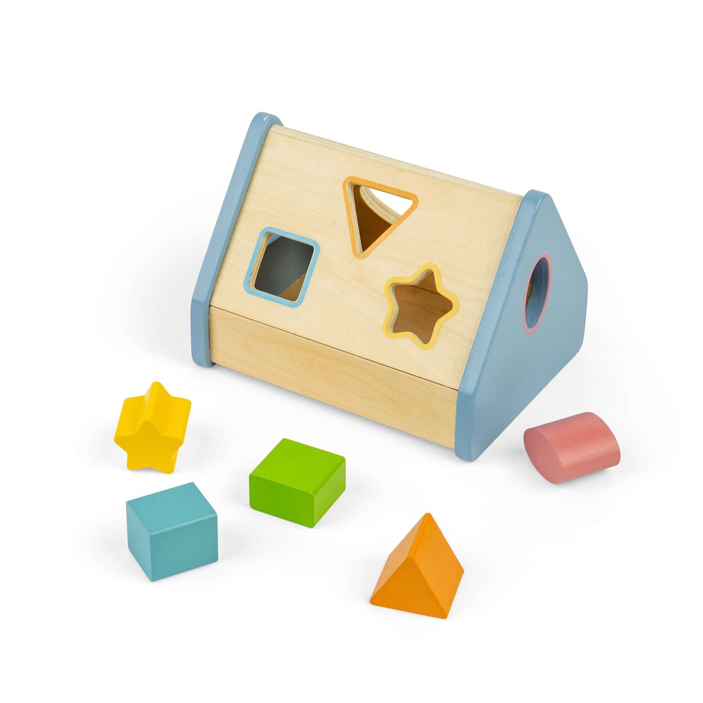 Bigjigs Wooden Shape Sorter House