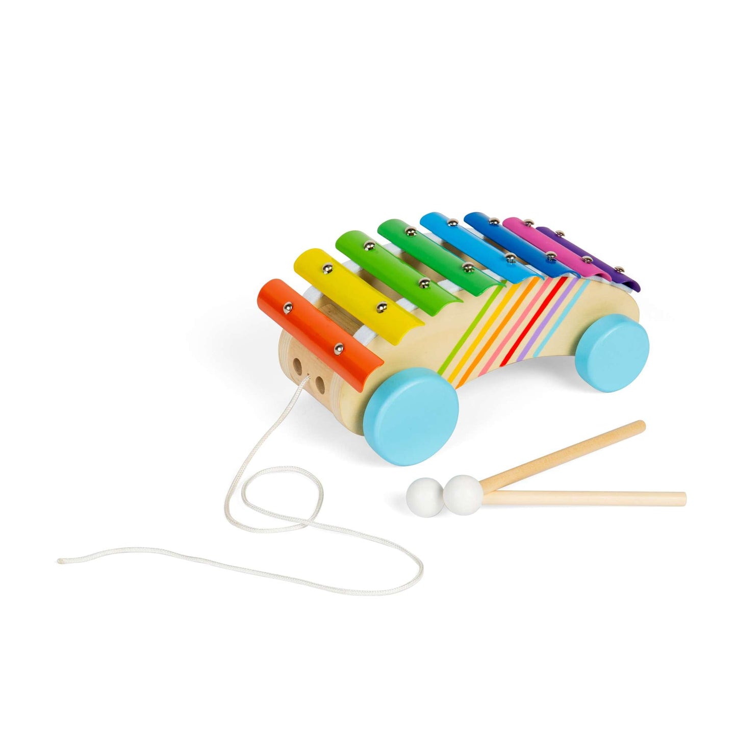 Bigjigs Wooden Pull-Along Xylophone
