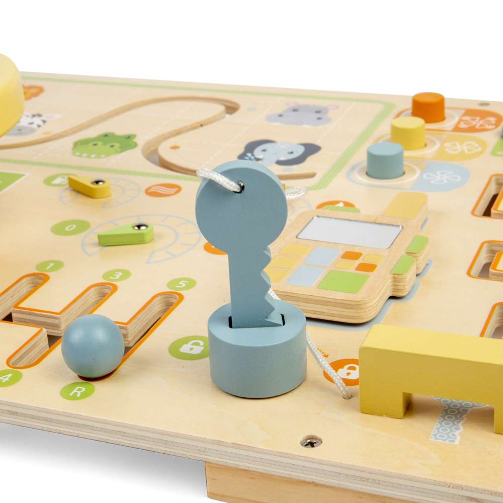 Bigjigs Wooden Jungle Busy Board